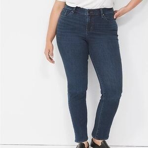 Lane Bryant Plus Size Body Icon Signature Fit Jeans 26 Petite NWT